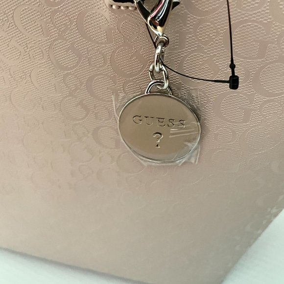 GUESS logos cover the faux-leather foundation tote - Picture 3 of 12